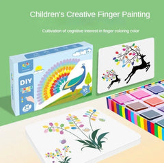 Finger Painting Card Set