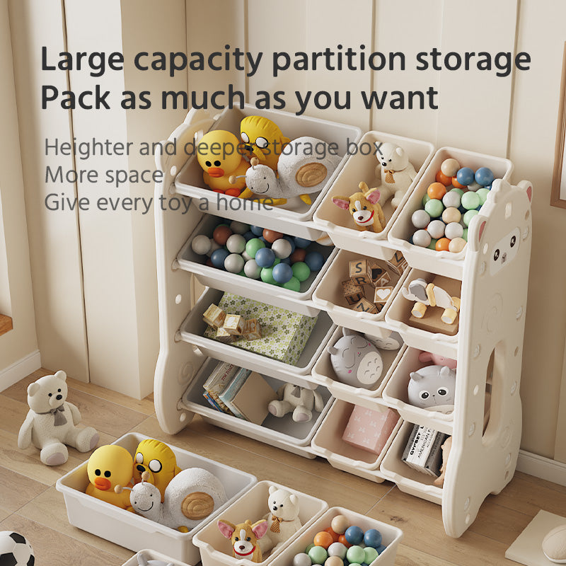 Kids Toys Storage Rack with Organizer Bins