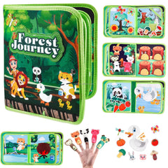 Interactive Felt Book for Toddlers (Forest)