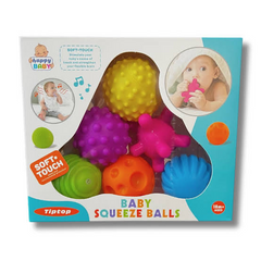 Baby Sensory Balls & Teether Set - 6 Piece