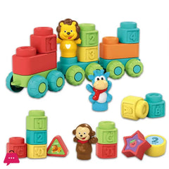 Soft Educational Rubber Animal Building Blocks - 31 pcs