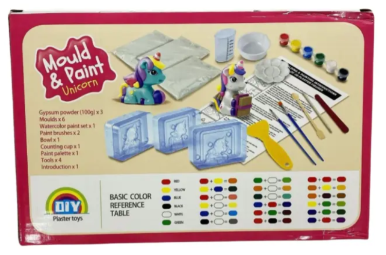 Creative Cartoon DIY Mould & Paint Kit