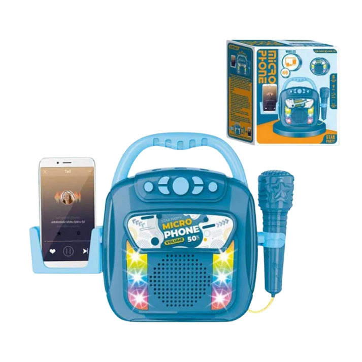 Bluetooth Music Speaker with Lights & Microphone