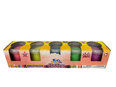 Kids Glitter Dough Set - 5 Pack (100g)