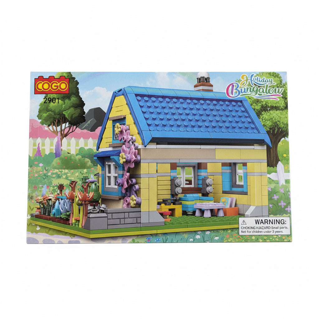 COGO Holiday Bungalow building blocks set model 2901