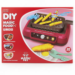 DIY Magic Food colour changing pretend fryer playset 20 pieces