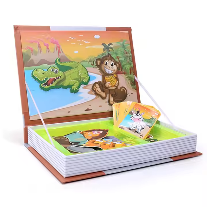 Magnetic Puzzle Book - Animals