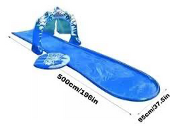 Outdoor Water Slip & Slide - 196 inch X 37.5 inch