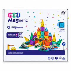Mini Magnetic 88 piece building set