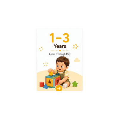 MomsNTots 1 to 3 years age collection card