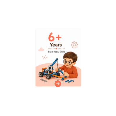 MomsNTots 6 years and above age collection card