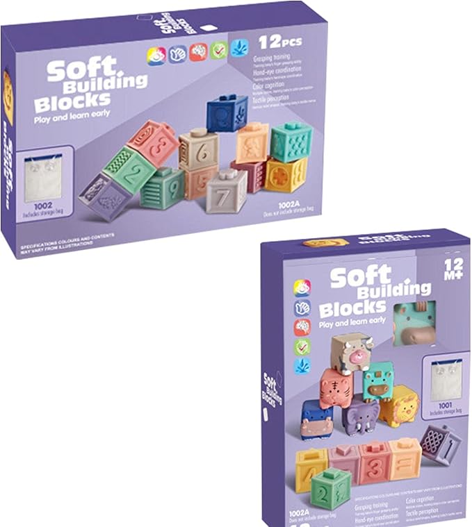 Soft Silicone Building Blocks